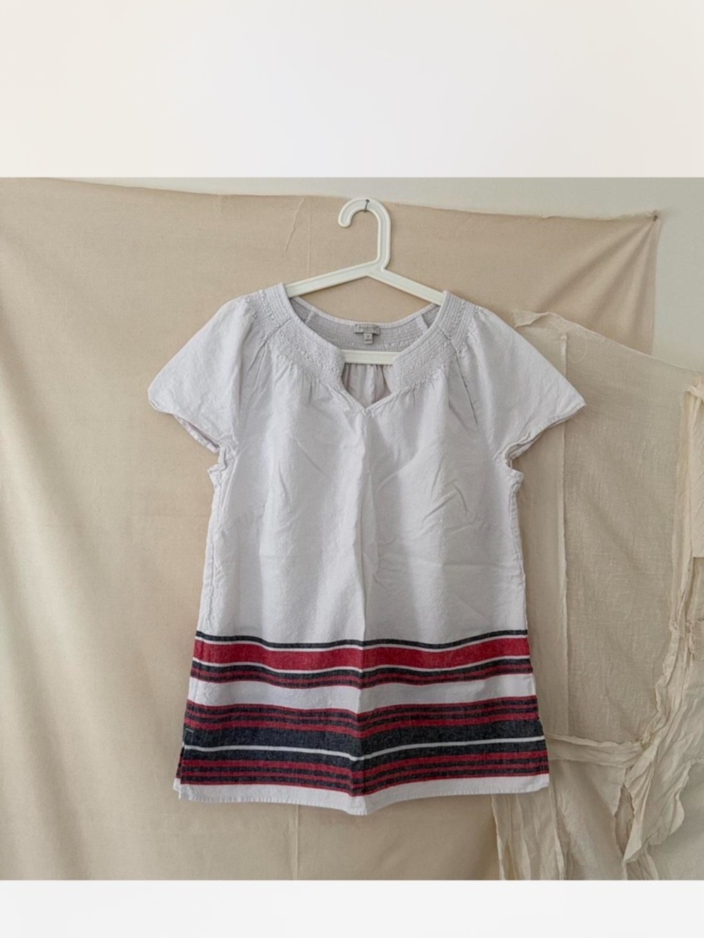 Linen& cotton top